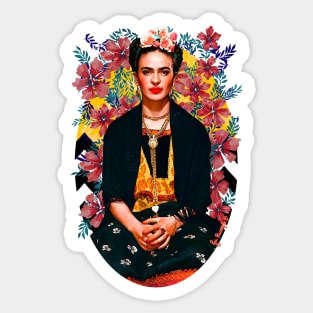 Frida Tropical Sticker